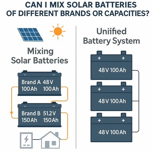 can I mix solar battery can I mix solar battery